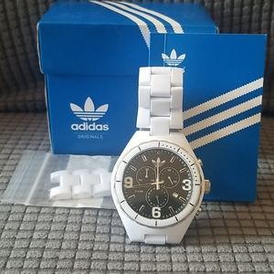 Adidas White Watch